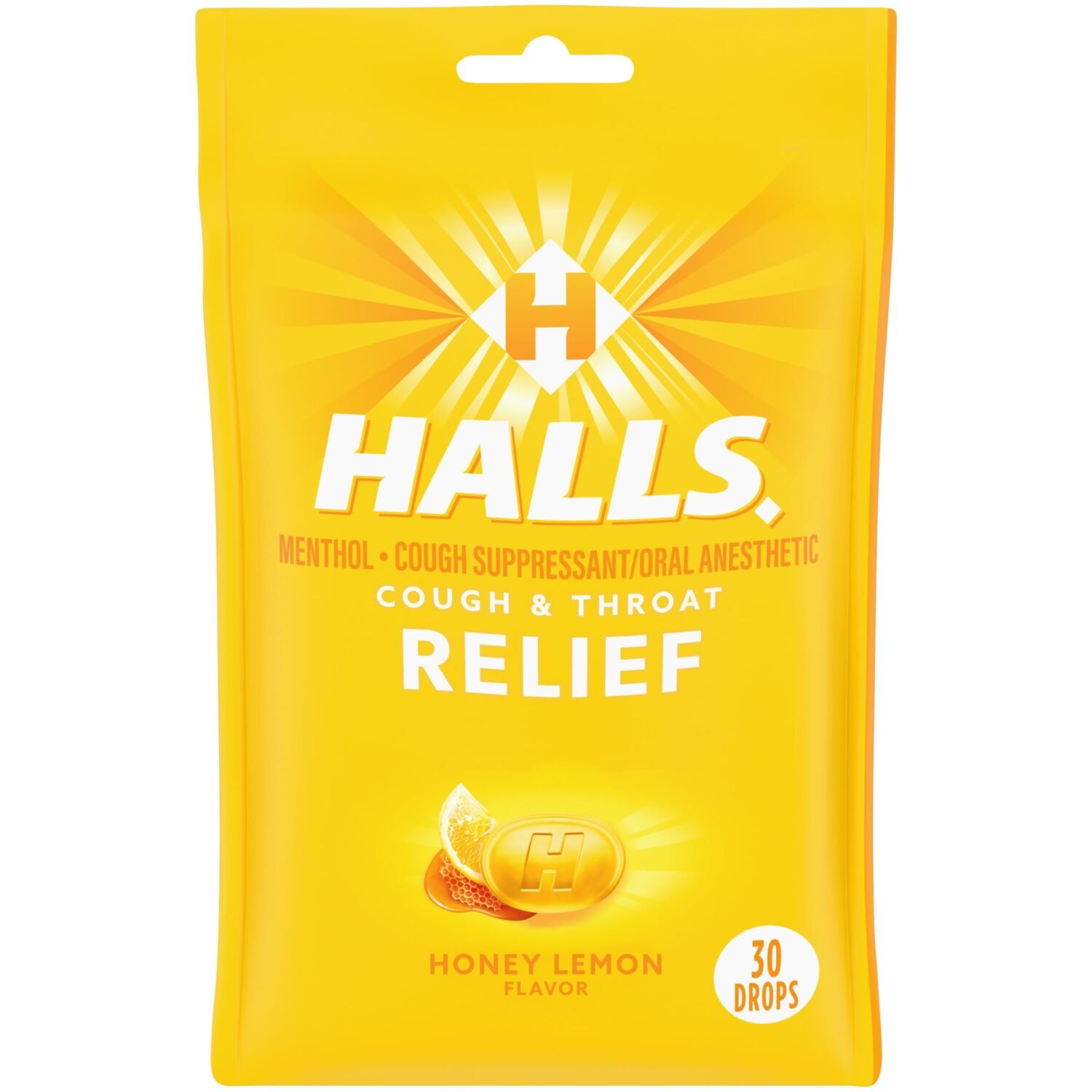 HALLS HONEY LEMON 28g