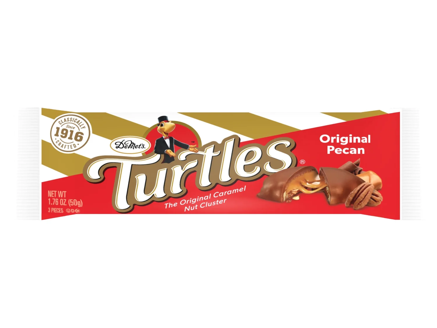 DEMETS TURTLES ORIGIONAL PECAN